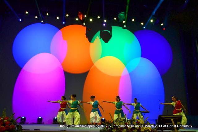 Christ University updates Lighting at Bangalore Auditorium with Martin Intelligent Lights through Acoustic Control’s System Integration Division.