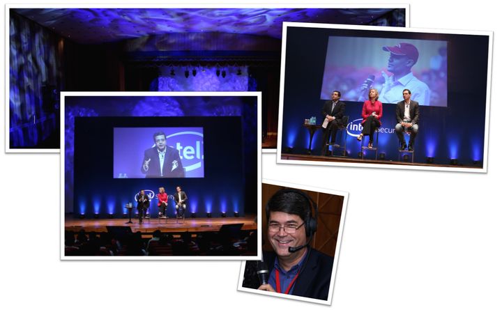 Acoustic Control’s  Rental team Entrusted with Audio Visual’s for Intel Security’s Town Hall.